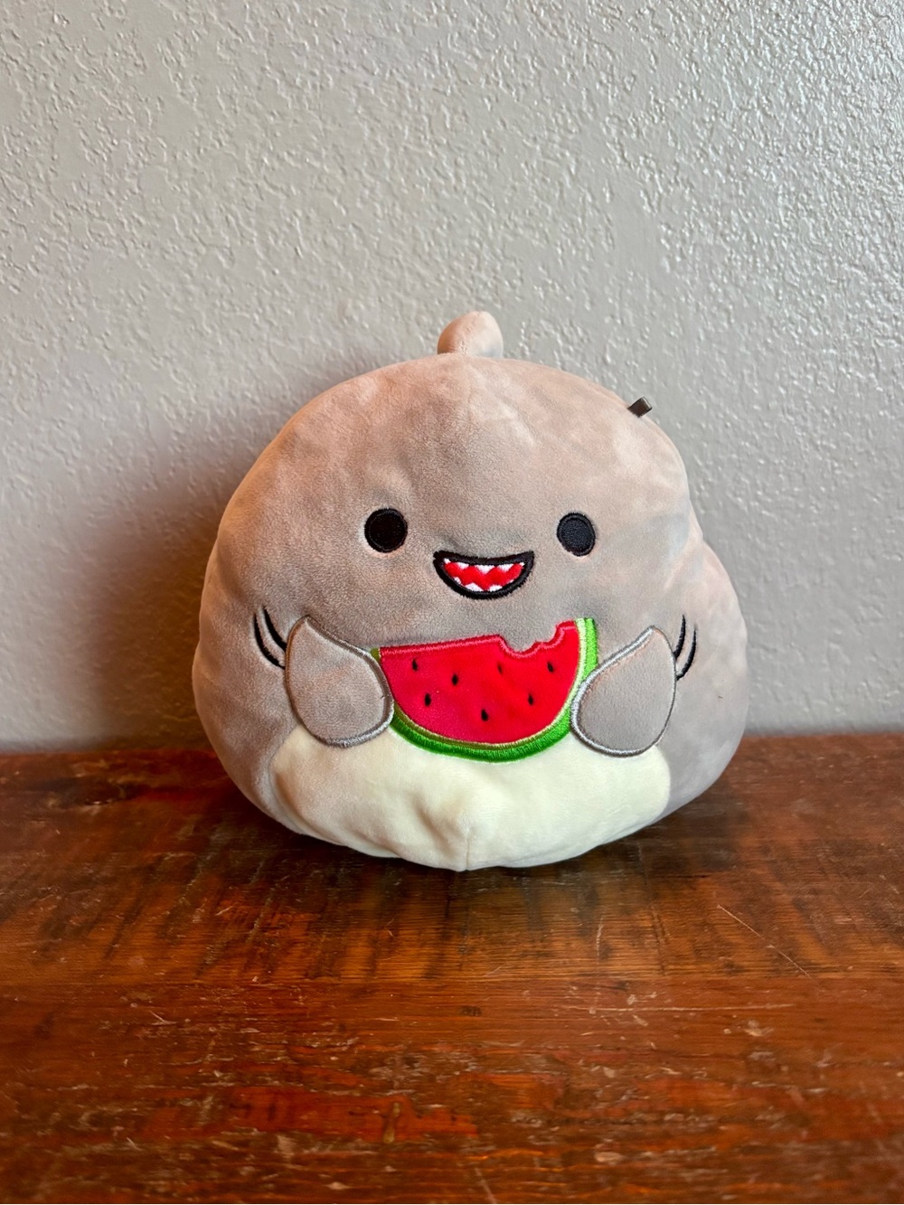 Squishmallows Light Gray Shark Plush with Tag